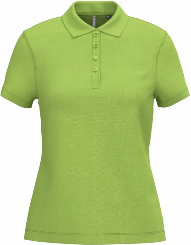 Kariban K 255 Dámské piqué polo 20.K255 lime - Dámské oblečení trika