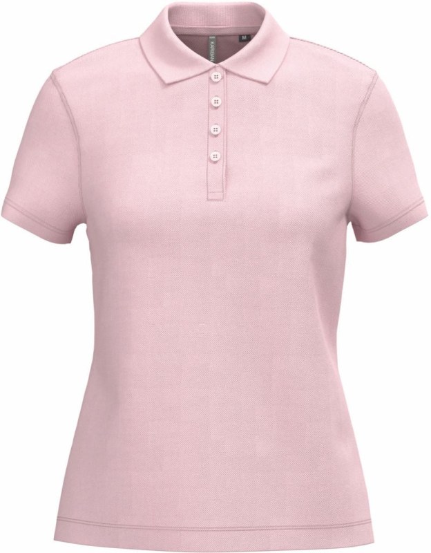 Kariban K 255 Dámské piqué polo 20.K255 pale pink