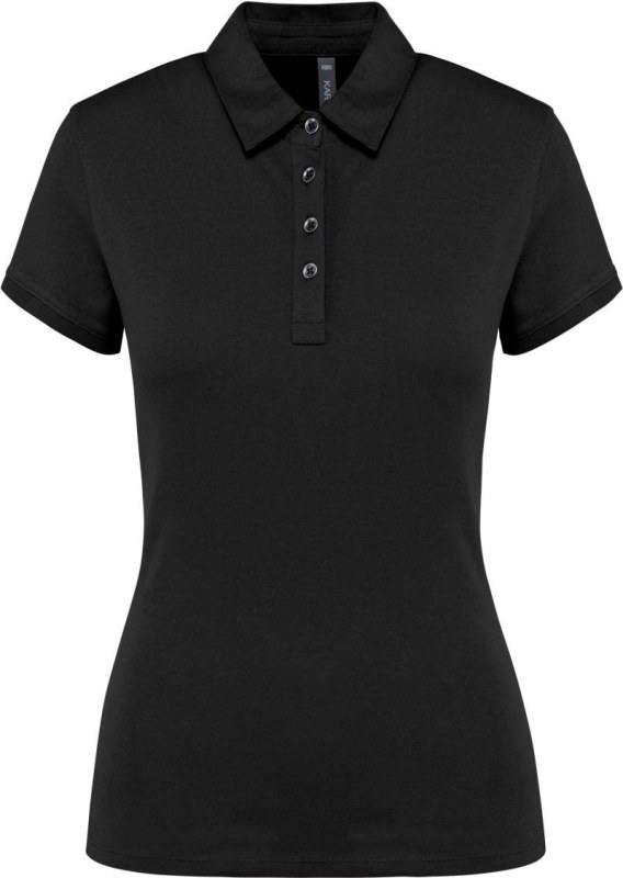 Kariban K 263 Dámské žerzejové polo 20.K263 black - Dámské oblečení trika