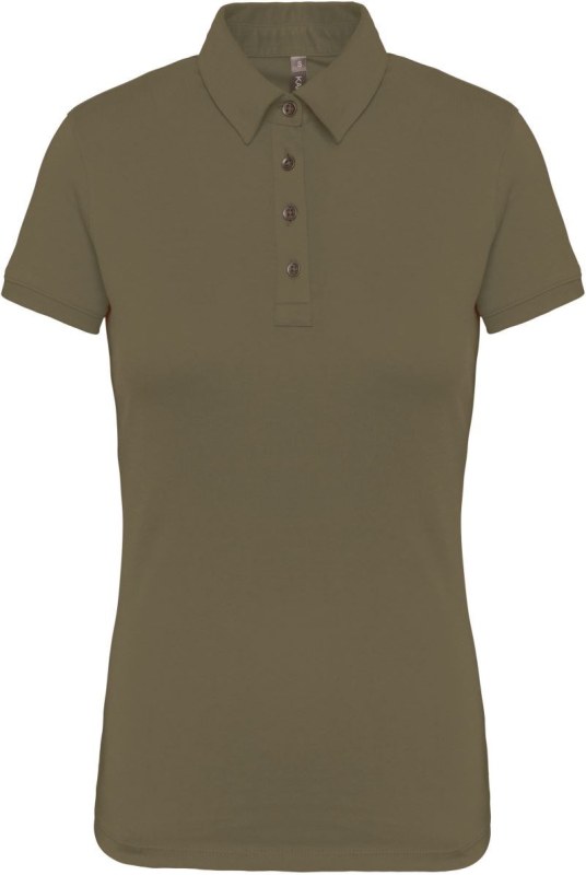 Kariban K 263 Dámské žerzejové polo 20.K263 light khaki - Dámské oblečení trika