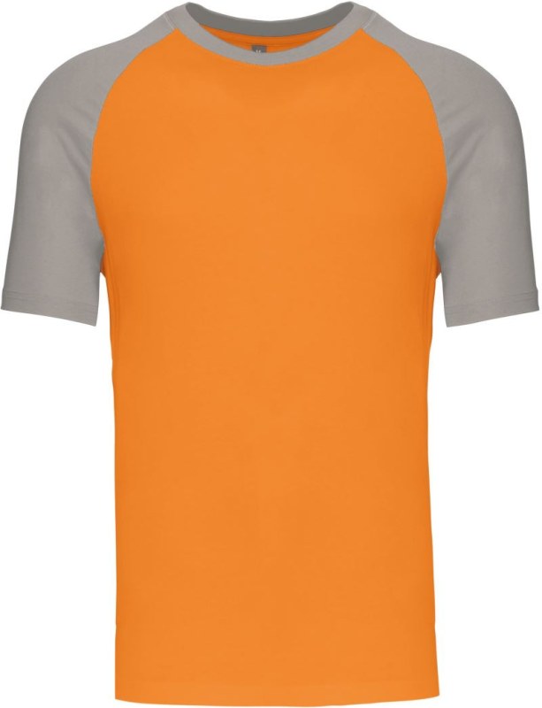 Kariban K 330 Baseballové tričko 20.K330 orange/light grey