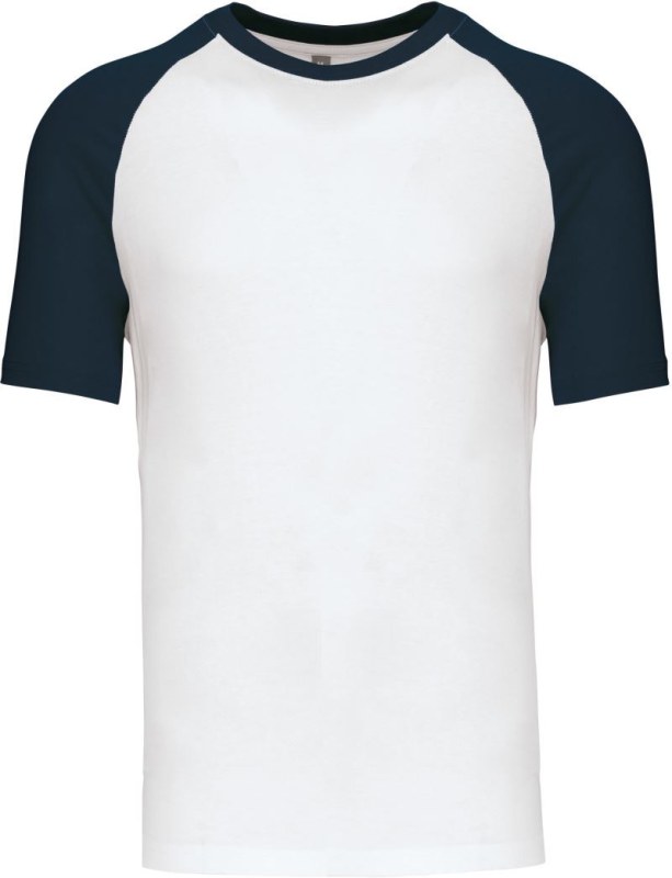 Kariban K 330 Baseballové tričko 20.K330 white/navy