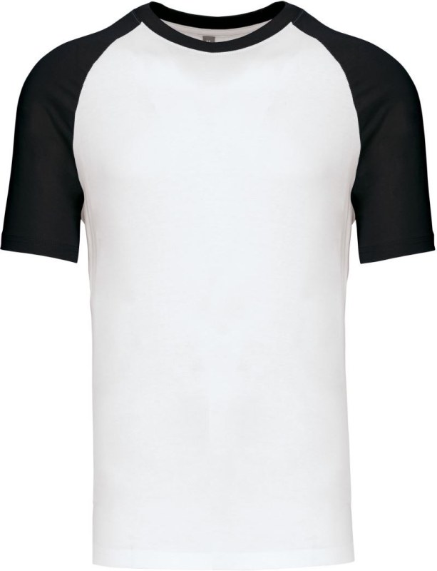 Kariban K 330 Baseballové tričko 20.K330 white/black