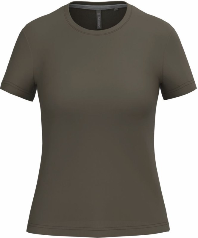 Kariban K 380 Dámské tričko 20.K380 dark khaki - Dámské oblečení trika