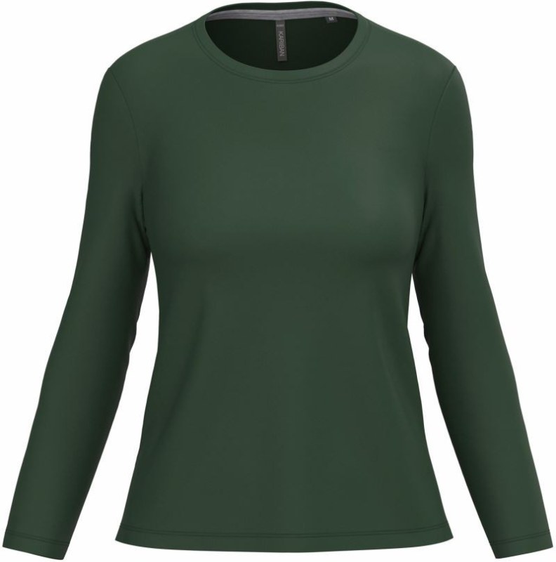 Kariban K 383 Dámské tričko s dlouhým rukávem 20.K383 forest green