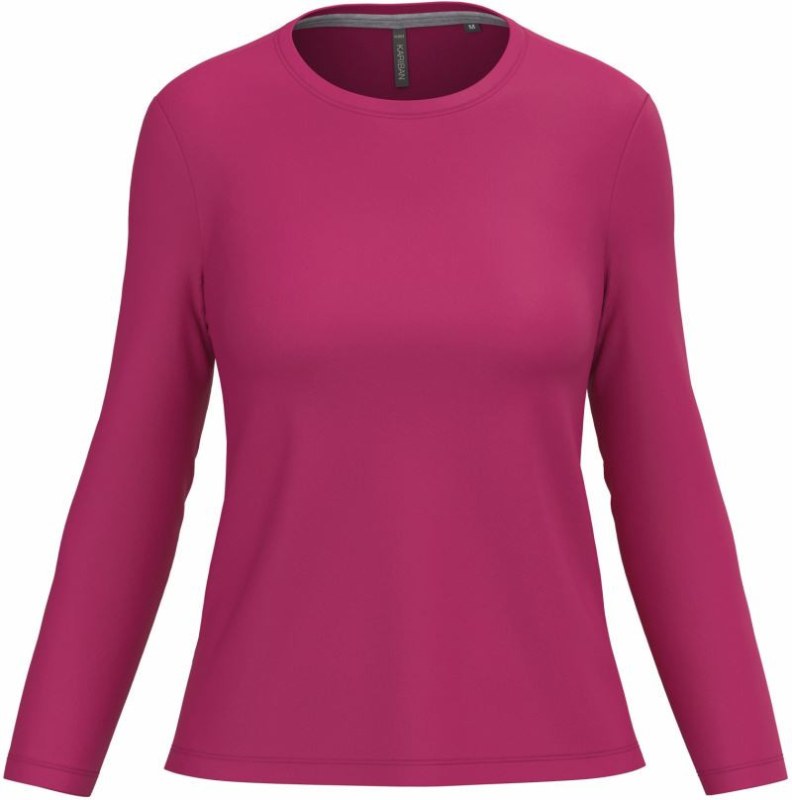 Kariban K 383 Dámské tričko s dlouhým rukávem 20.K383 fuchsia