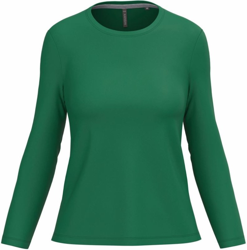 Kariban K 383 Dámské tričko s dlouhým rukávem 20.K383 kelly green