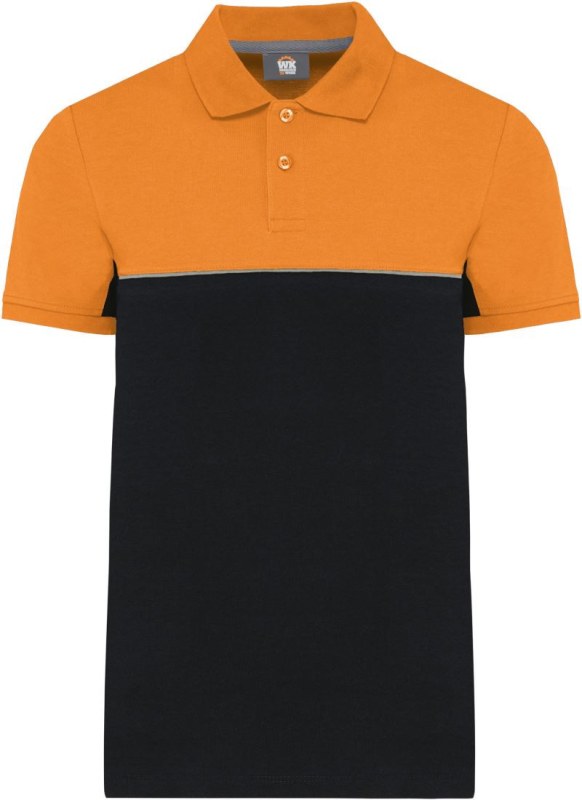 WK WK 210 Pracovní piqué polo 20.W210 black/orange