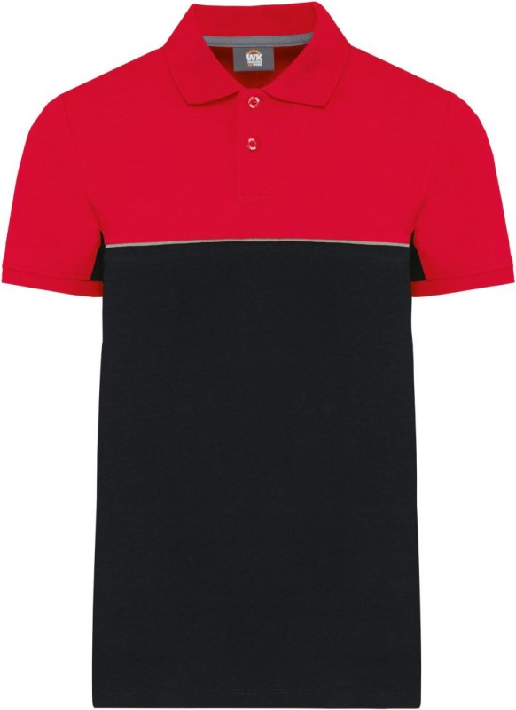 WK WK 210 Pracovní piqué polo 20.W210 black/red
