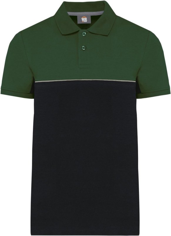 WK WK 210 Pracovní piqué polo 20.W210 black/forest green