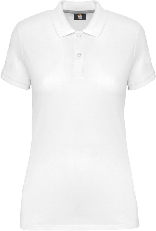 WK WK 275 Dámské pracovní piqué polo z těžké bavlny 20.W275 white