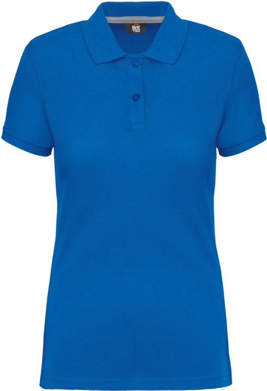 WK WK 275 Dámské pracovní piqué polo z těžké bavlny 20.W275 light royal blue