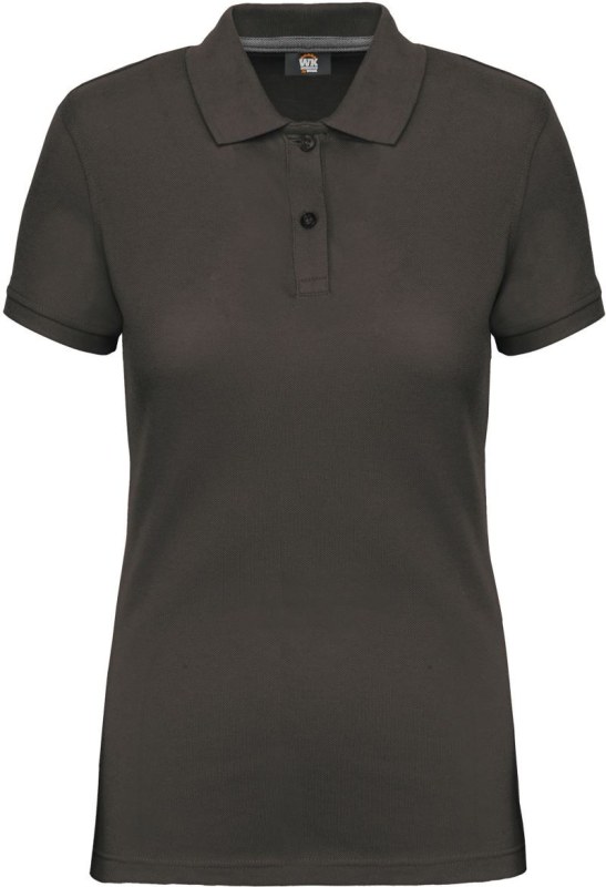 WK WK 275 Dámské pracovní piqué polo z těžké bavlny 20.W275 dark grey