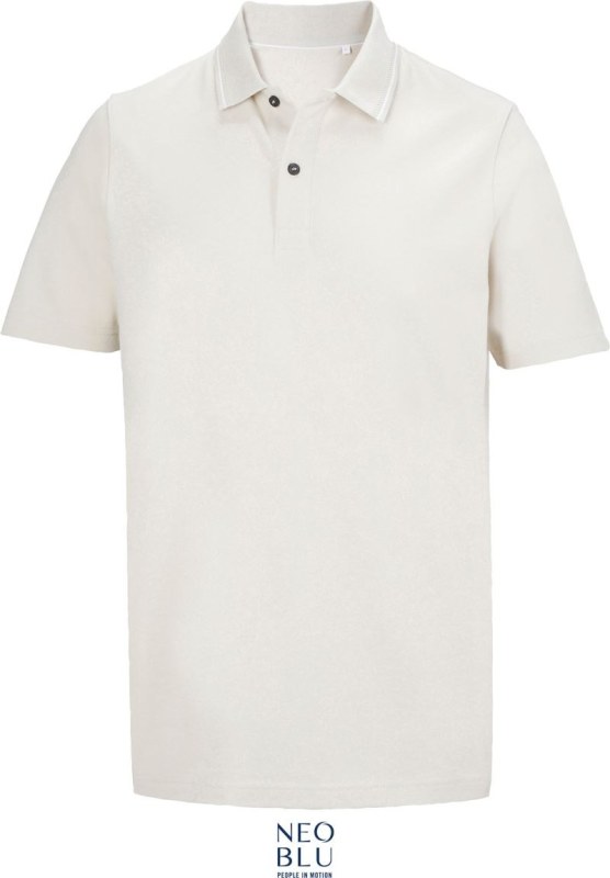 NEOBLU Orel Unisex piqué polo z těžké bavlny 24.4337 dusty beige