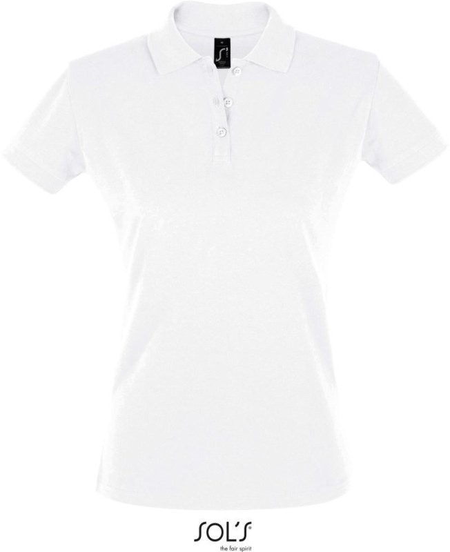 SOL´S Perfect Women Dámské piqué polo 25.1135 white