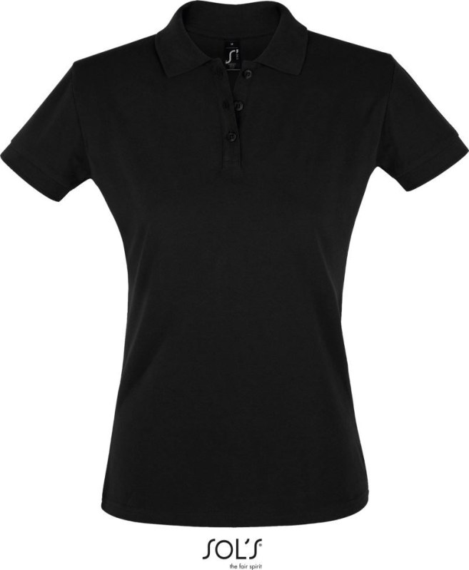 SOL´S Perfect Women Dámské piqué polo 25.1135 black