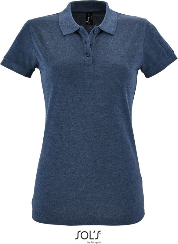 SOL´S Perfect Women Dámské piqué polo 25.1135 heather denim