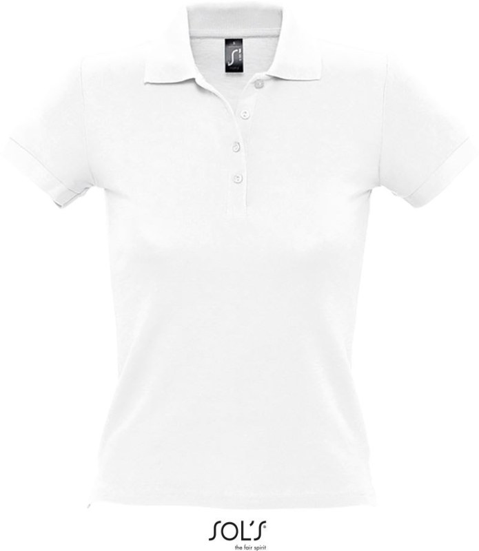 SOL´S People Dámské piqué polo 25.1310 white