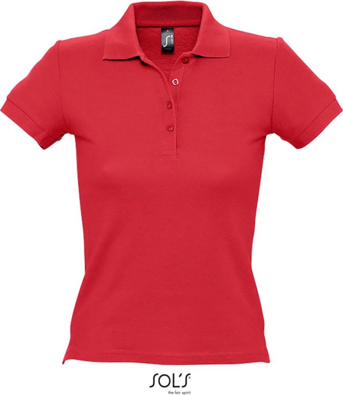 SOL´S People Dámské piqué polo 25.1310 red