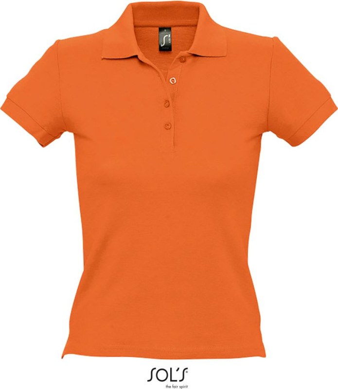 SOL´S People Dámské piqué polo 25.1310 orange