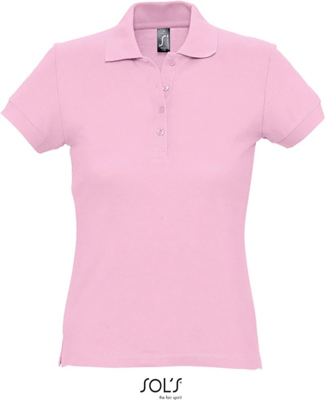 SOL´S Passion Dámské piqué polo 25.1338 pink