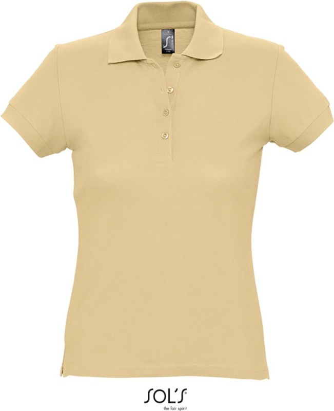 SOL´S Passion Dámské piqué polo 25.1338 sand