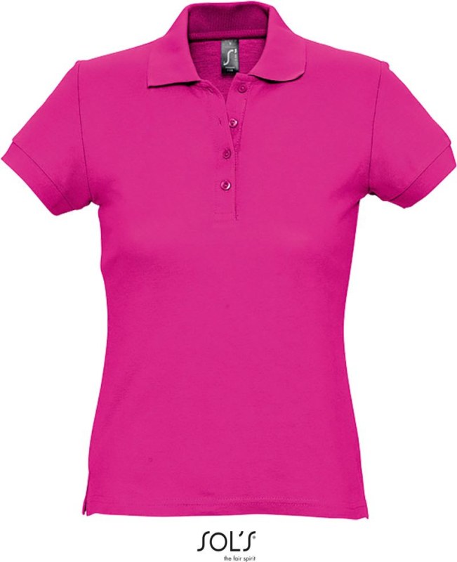 SOL´S Passion Dámské piqué polo 25.1338 fuchsia