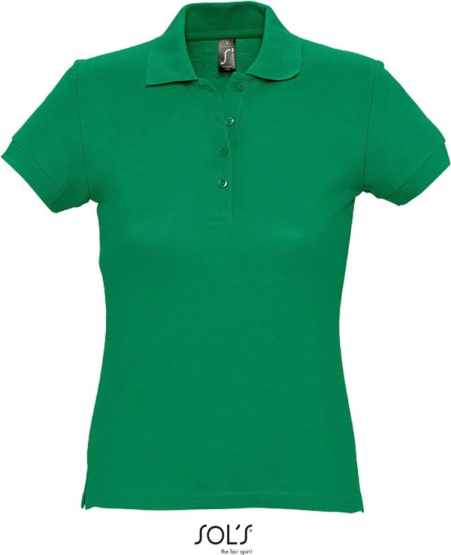 SOL´S Passion Dámské piqué polo 25.1338 kelly green