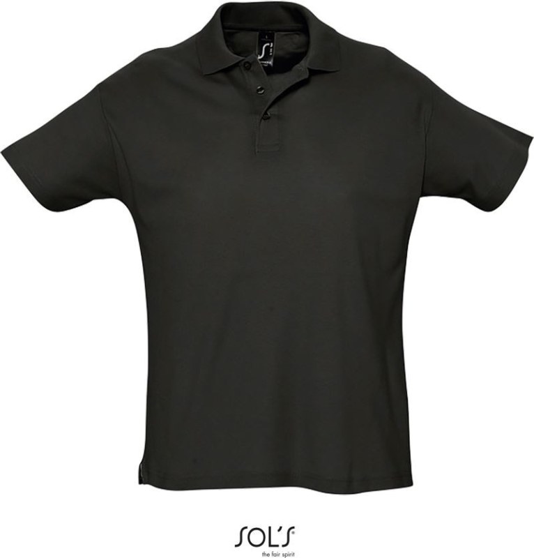 SOL´S Summer II Piqué polo 25.1342 black - Dámské oblečení trika