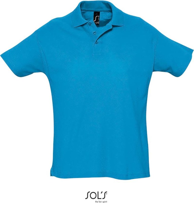 SOL´S Summer II Piqué polo 25.1342 aqua - Dámské oblečení trika