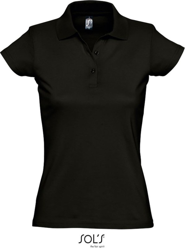 SOL´S Prescott Women Dámské žerzejové polo 25.1376 black