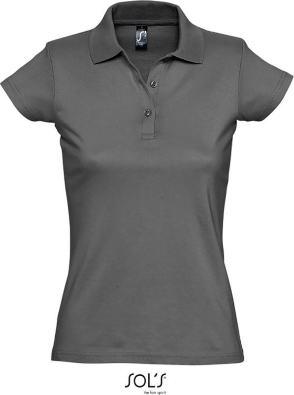 SOL´S Prescott Women Dámské žerzejové polo 25.1376 dark grey