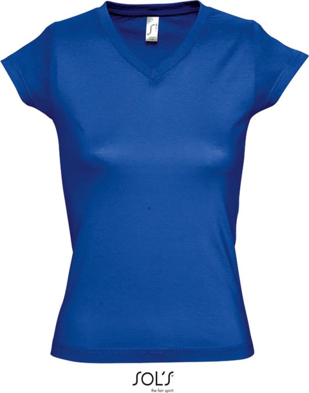 SOL´S Moon Dámské tričko s výstřihem do V 25.1388 royal blue