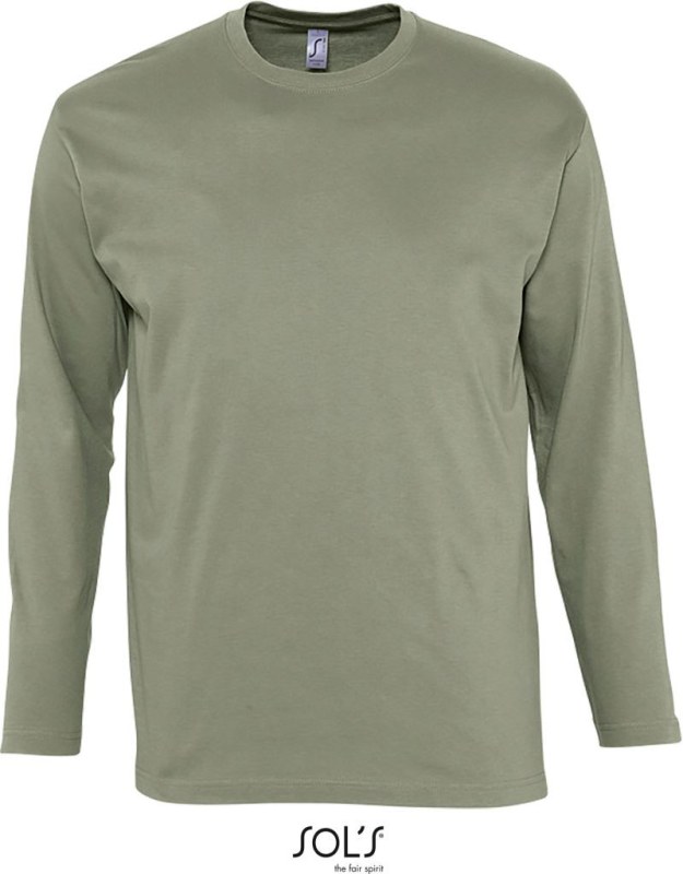 SOL´S Monarch Tričko s dlouhým rukávem 25.1420 khaki