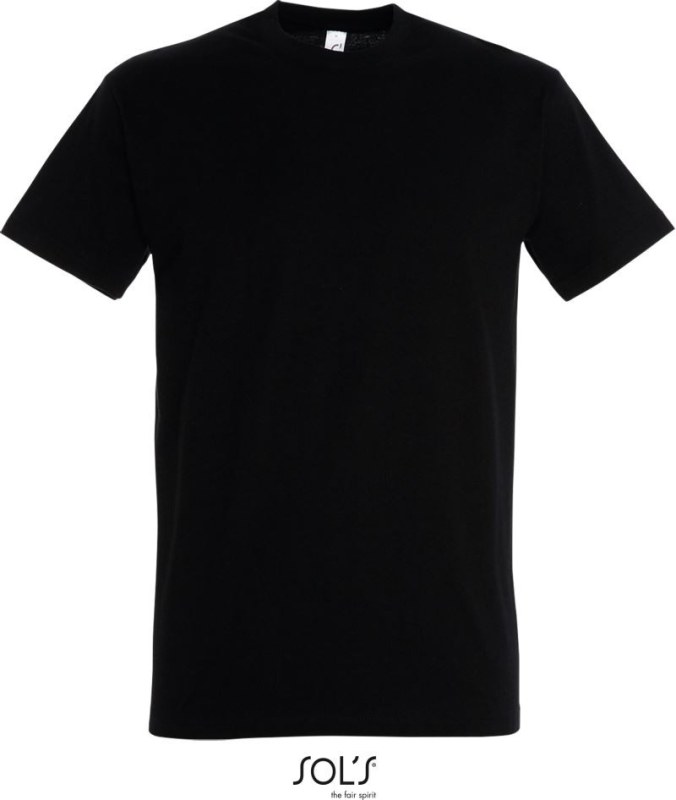 SOL´S Imperial Tričko z těžké bavlny 25.1500 black