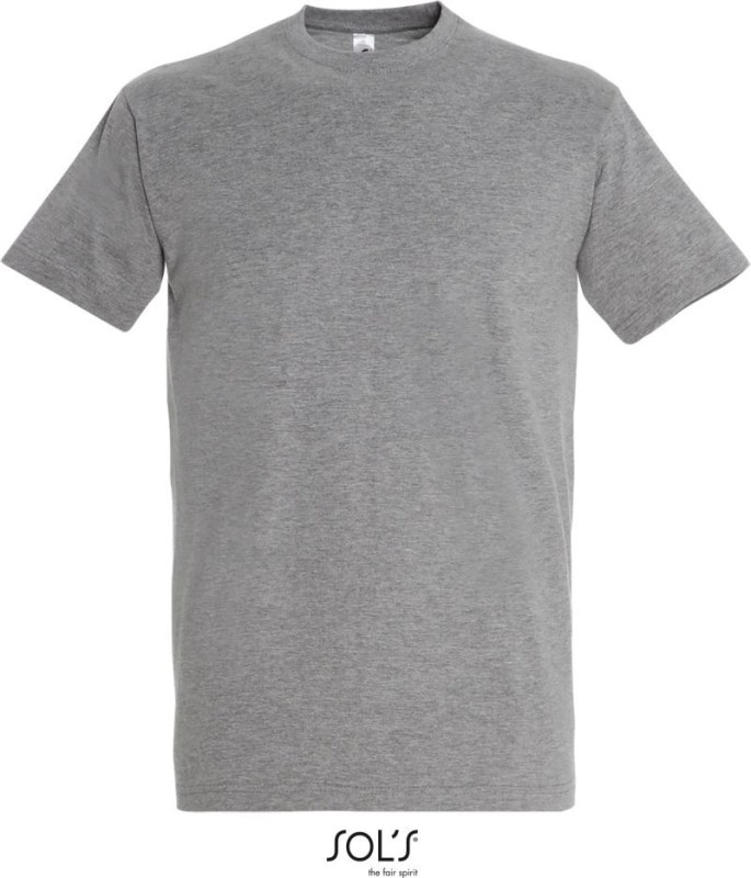 SOL´S Imperial Tričko z těžké bavlny 25.1500 grey melange
