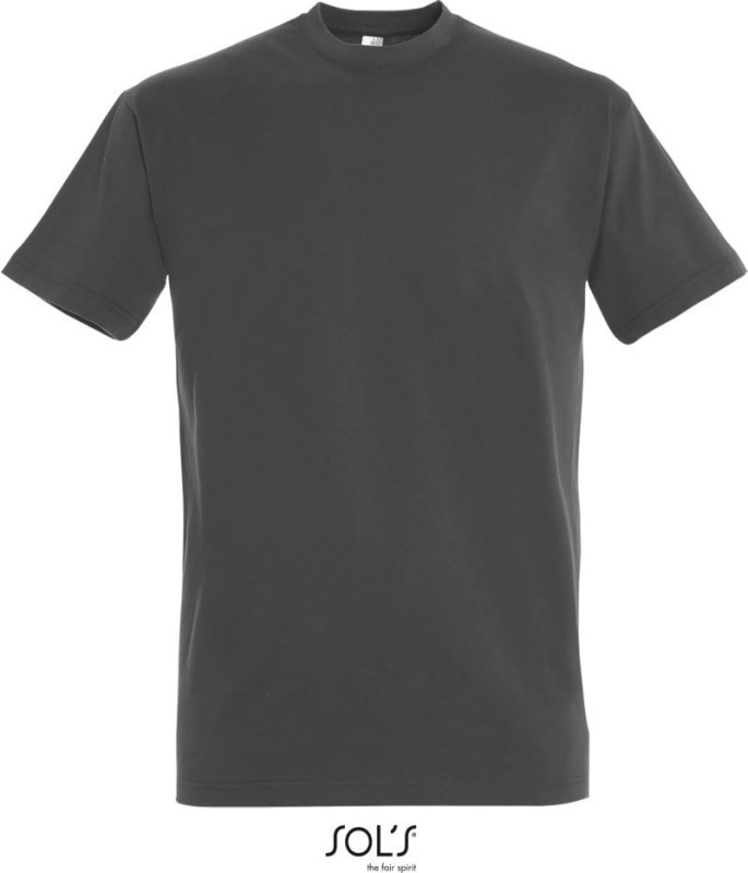 SOL´S Imperial Tričko z těžké bavlny 25.1500 dark grey