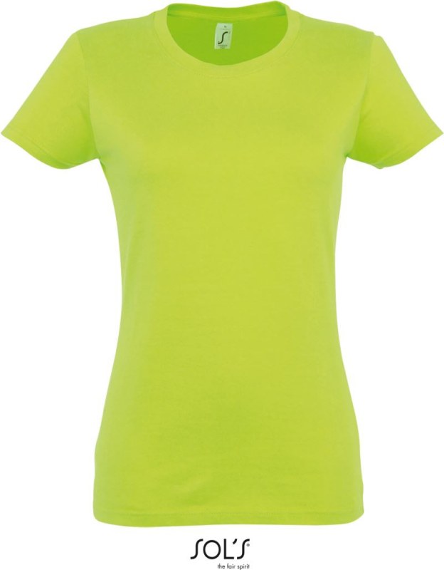 SOL´S Imperial Women Dámské tričko z těžké bavlny 25.1502 apple green