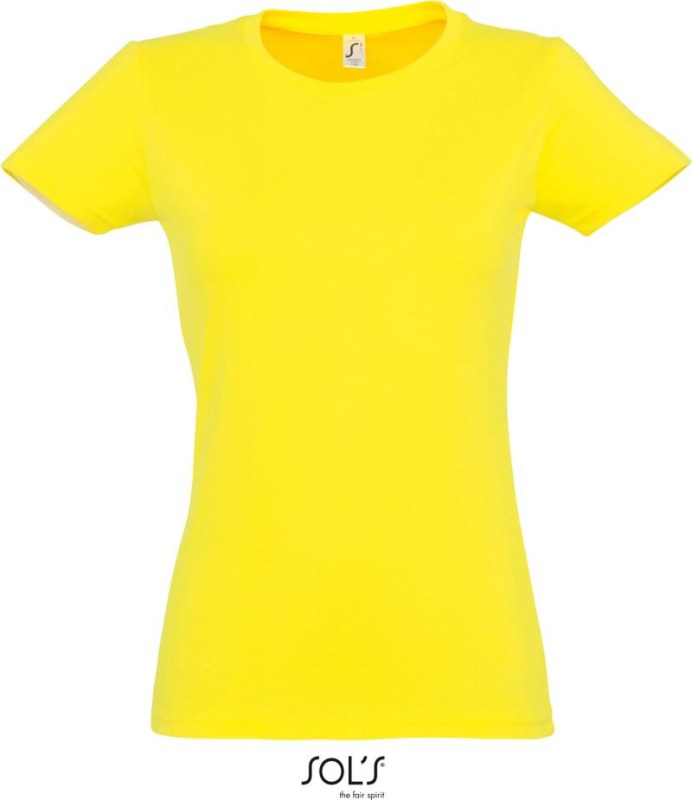 SOL´S Imperial Women Dámské tričko z těžké bavlny 25.1502 lemon