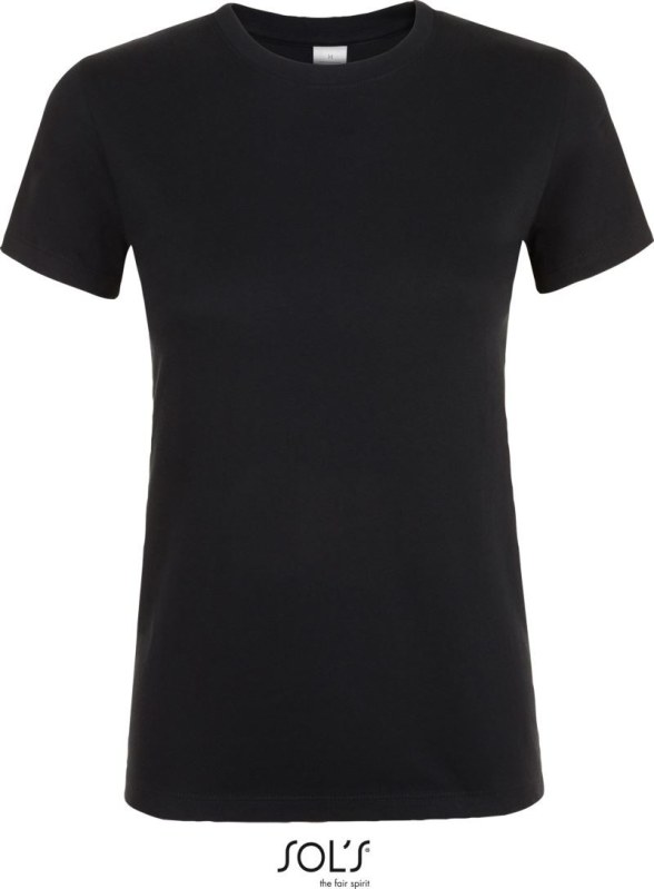 SOL´S Regent Women Dámské tričko 25.1825 deep black - Dámské oblečení trika