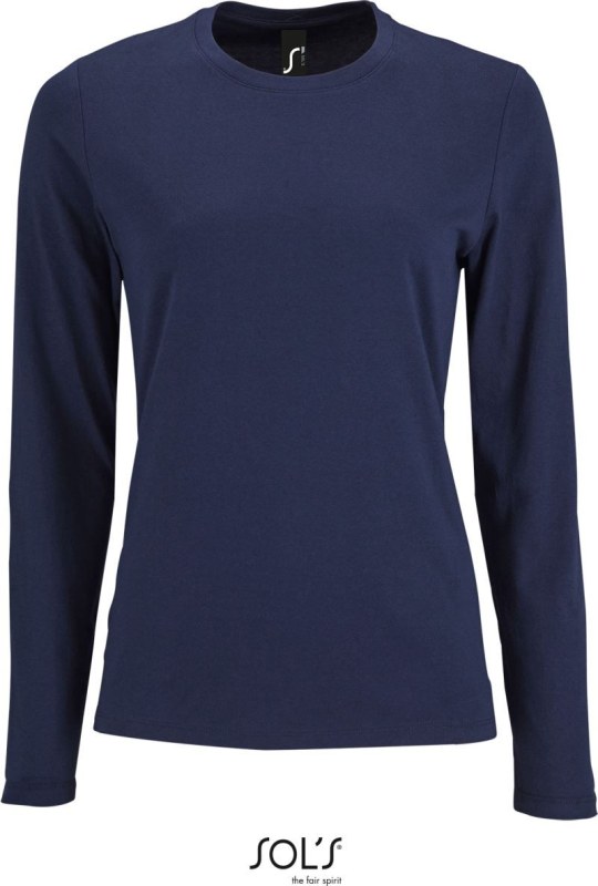 SOL´S Imperial LSL Women Dámské tričko s dlouhým rukávem 25.2075 french navy