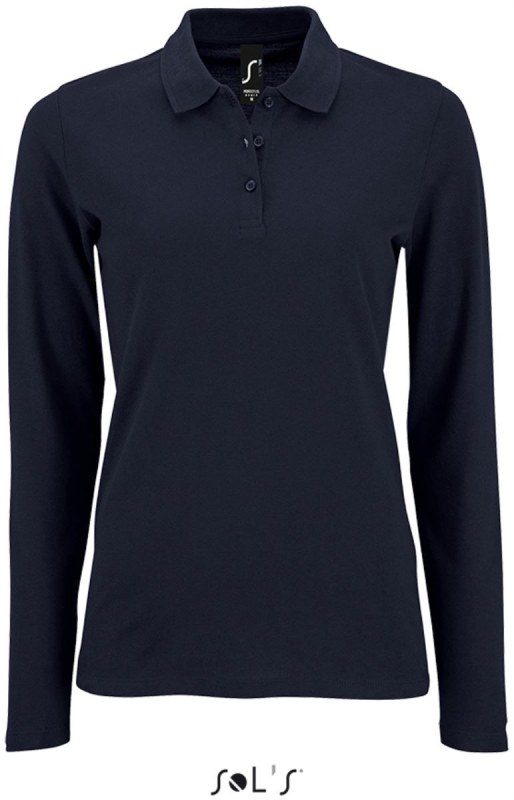 SOL´S Perfect LSL Women Dámské piqué polo s dlouhým rukávem 25.2083 french navy