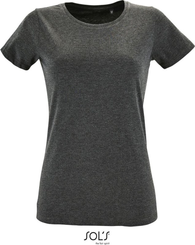 SOL´S Regent Fit Women Dámské tričko "Slim Fit" 25.2758 charcoal melange