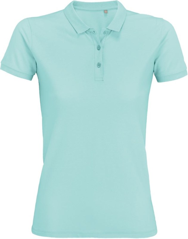 SOL´S Planet Women Dámské piqué polo z bio bavlny 25.3575 arctic blue