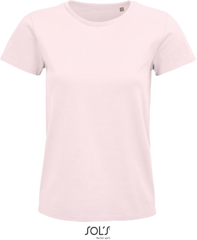 SOL´S Pioneer Women Dámské tričko z bio bavlny 25.3579 pale pink