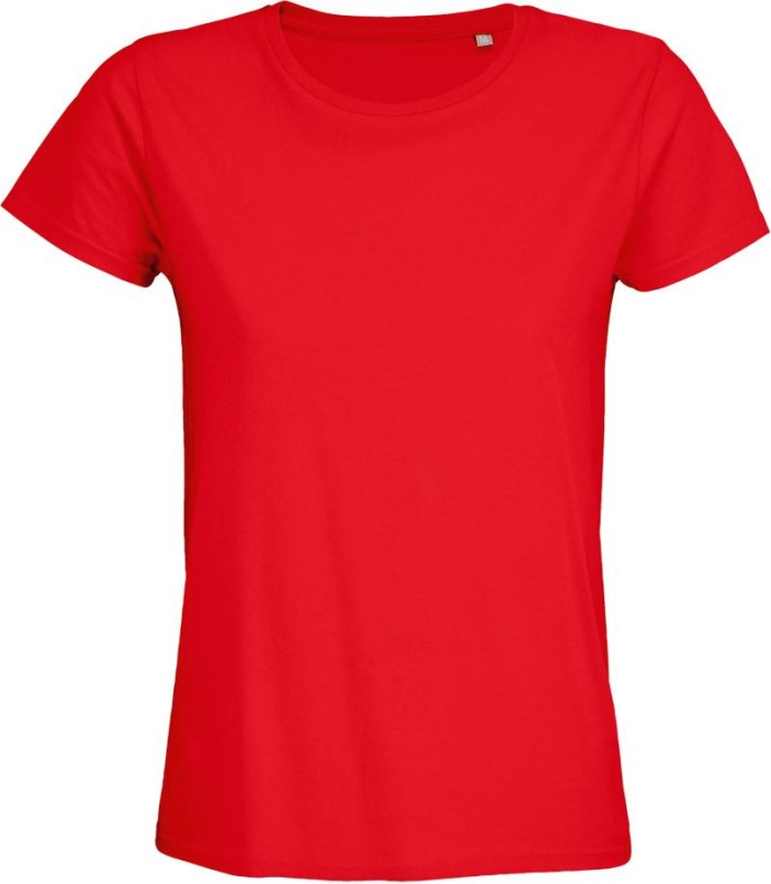 SOL´S Pioneer Women Dámské tričko z bio bavlny 25.3579 bright red