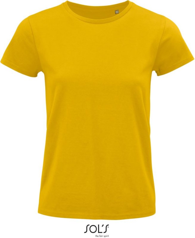 SOL´S Pioneer Women Dámské tričko z bio bavlny 25.3579 gold