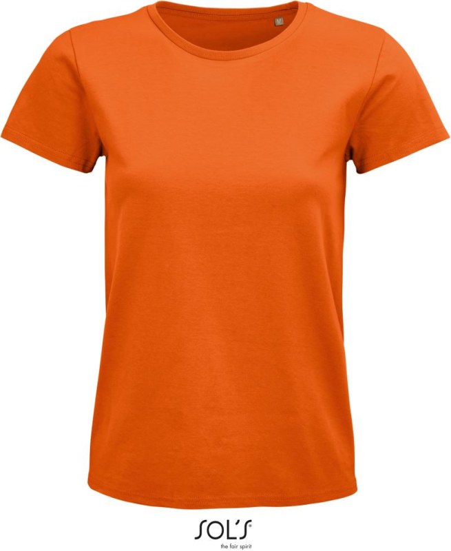 SOL´S Pioneer Women Dámské tričko z bio bavlny 25.3579 orange