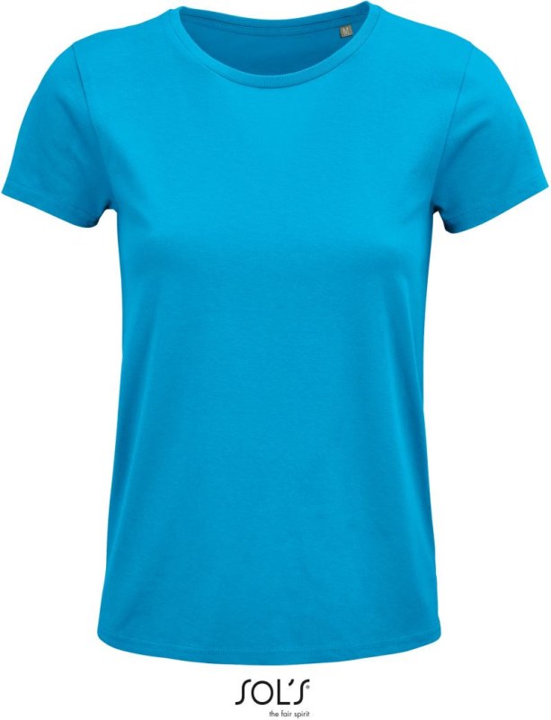 SOL´S Crusader Women Dámské tričko z bio bavlny 25.3581 aqua