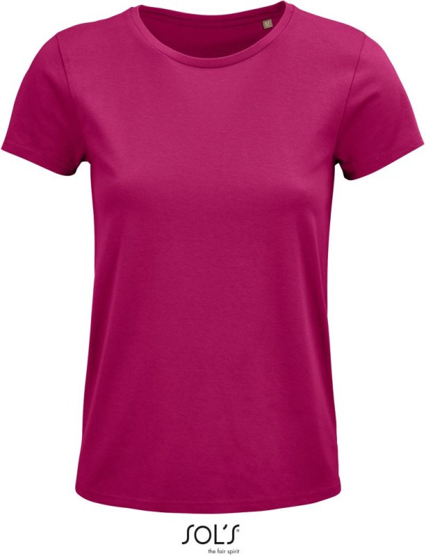 SOL´S Crusader Women Dámské tričko z bio bavlny 25.3581 fuchsia